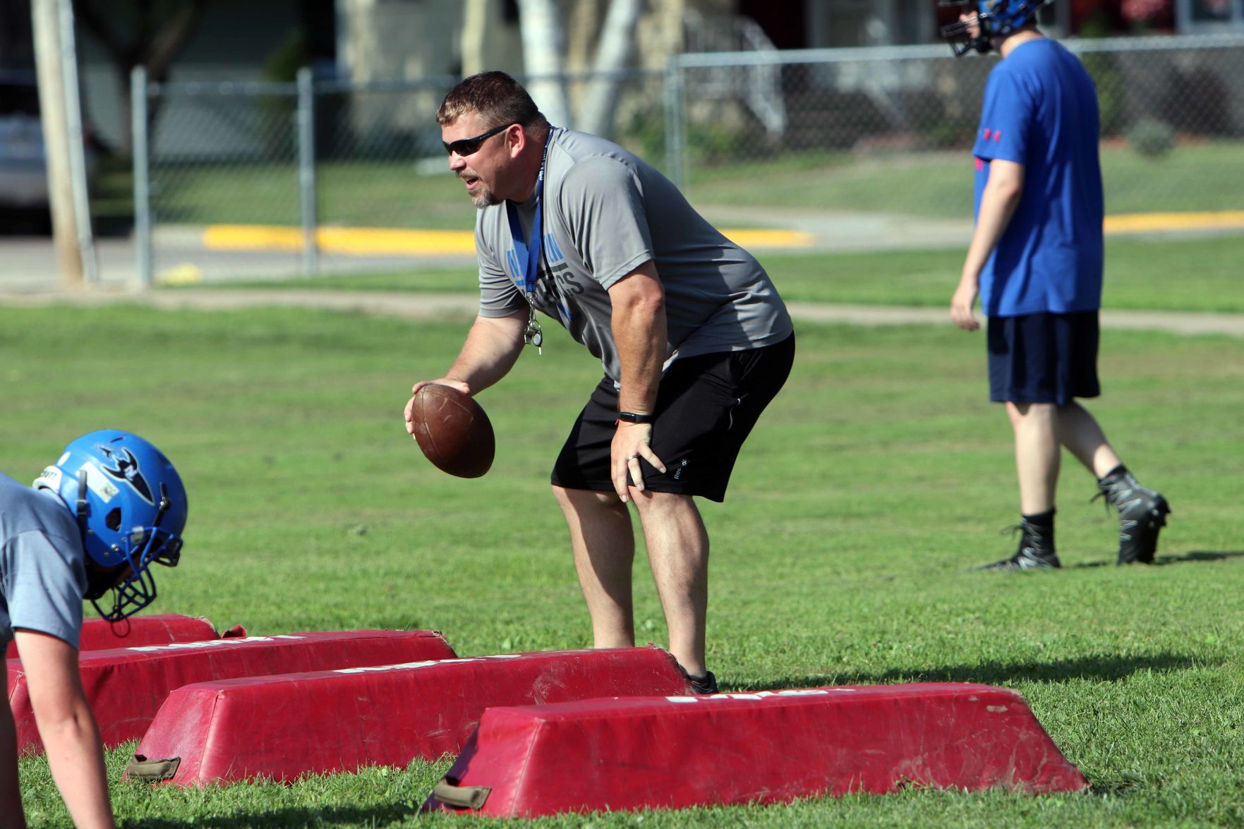 New Lisbon Football Practice
